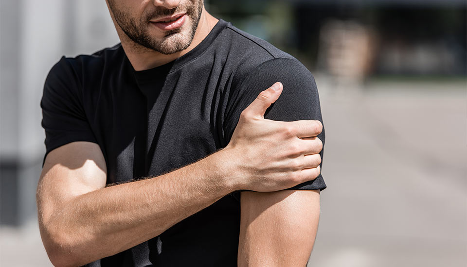 Uszkodzenie stożka rotatorów na USG